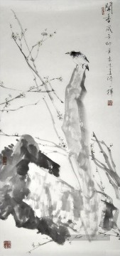 aigle sur rocher traditionnelle chinoise Peinture à l'huile
